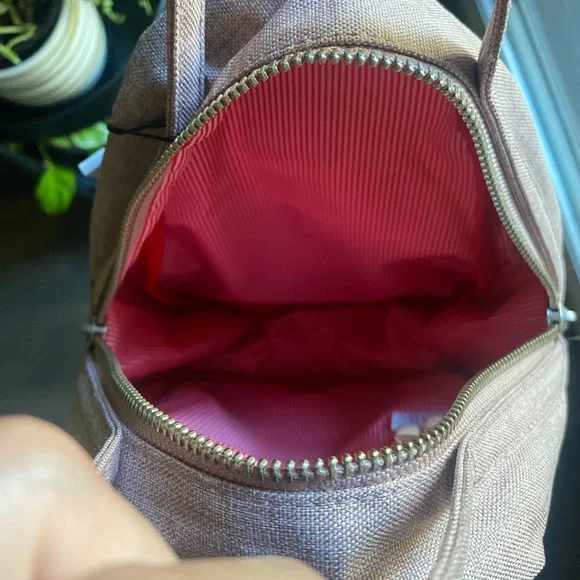 Herschel Supply Co. Nova Mini Backpack in Ash Rose Crosshatch - Picture 6 of 6